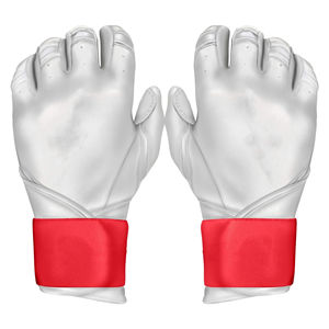 Prix de gros d'usine Gant de frappe de baseball en cuir de chèvre Softball Gant de frappeur de baseball léger et résistant - Product Image 1