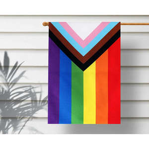 Progress <b>Pride</b> Rainbow House Flag- LGBT Community Gay <b>Pride</b> Lesbian Transgender Flags Banner UV Fade Resistant for Indoor - Product Image 3