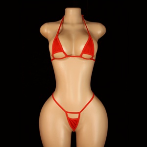 Conjunto de Bikini de 2 Piezas para Mujer, Traje de Baño, Fabricantes de Trajes de Baño, Bikini Personalizado de Secado Rápido y Transpirable para Playa - Product Image 1