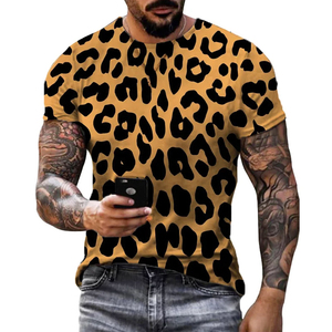 Ropa de moda superventas para hombre, camisetas de algodón y fibra de bambú para hombre, Camisetas estampadas con cuello redondo de Pakistán - Product Image 3