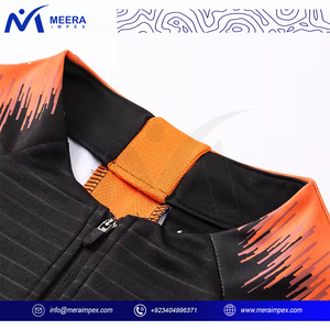 Meera Impex Vintage Chándal Oversize Ropa Deportiva Traje Atlético Auténtico Hombre Naranja negro Con logotipo y tamaño personalizados - Product Image 3
