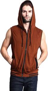 Latest Wholesale Cheap Custom logo Men's Gym Sports <b>Sleeveless</b> <b>Hoodies</b> - Product Image 4