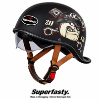Casque Moto Ouvert Premium Étanche en ABS à Libération Rapide, Design Sportif pour la Conduite Estivale, Scooter, Vente en Gros OEM