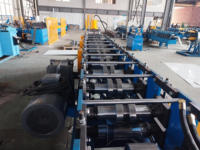 Machine de profilage à froid pour profilés en U en acier, contrôlée par PLC, pour la fabrication de quilles en acier léger, avec moteur et entraînement, directement de l'usine