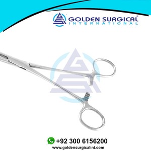 คีมผ่าตัด Rochester Carmalt ขนาด 6.25 นิ้ว ปลายโค้ง แบบมีฟันเลื่อยยาวและไขว้ ผู้จัดจำหน่ายขายส่งแบบ OEM - Product Image 4