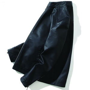 Chaqueta de Cuero para Hombre, Estilo Urbano, Textura Suave, Ajuste Cómodo, Construcción Duradera, Apariencia Elegante, Uso en Exteriores, Venta al Por Mayor - Product Image 4