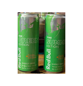 Bebida Energética Red Bull Edición Verano con Sabor a Limón, Paquete de 24 Latas de 250 ml, 0 g de Grasa, 0 g de Proteína, Perfil Energético Limpio, Suministro al por Mayor - Product Image 5