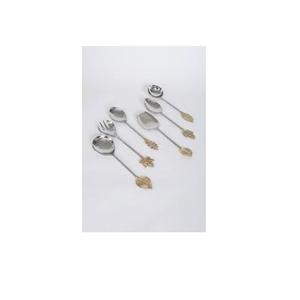 Cuillère en acier pour manche en bois et cuillère à dessert design Poignée faite main Design unique pièce au meilleur prix - Product Image 5