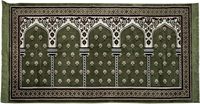 Tapis de prière islamique turc multi-personnes Janamaz Sajada pour famille ou mosquée large tapis de prière en velours en peluche Mihrab