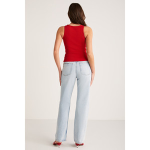 Débardeur en tricot épais à fines bretelles coupe classique pour femme ETHIQUET Modest Selena - Product Image 5