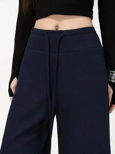 Pantalons de yoga pour femmes, taille haute, mi-taille, jambes larges, pantalons de sport pour activités de plein air, pilates, gym, course à pied - Product Image 6