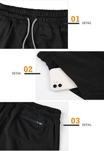 Shorts de compression durables en polyester et élasthanne pour la salle de sport, la course à pied, le yoga et les activités sportives, OEM disponible - Product Image 5