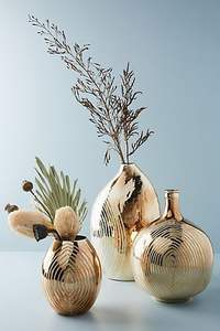 Macetas hechas a mano de aluminio sólido florero artificial mesita de noche decoraciones de exhibición florero de Metal maceta - Product Image 3