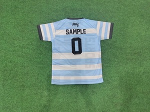 Maillot de football personnalisé de haute qualité à col en V et manches courtes pour hommes, séchage rapide, respirant, 100 % polyester, service OEM, personnalisable - Product Image 5