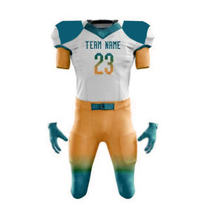 Uniforme de fútbol americano elegante de manga corta para hombre al por mayor - Product Image 2