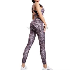 Ensemble de Yoga décontracté nouveau Design pour femmes Leggings de Fitness surdimensionnés imperméables écologiques taille élastique grande taille pour l'entraînement de gymnastique - Product Image 5