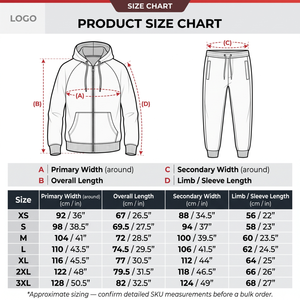 Ensemble jogging homme en molleton de coton et polyester avec capuche zippée - Survêtement de sport imprimé streetwear avec étiquette personnalisée Tailles XS-6XL - Product Image 6