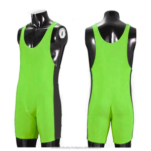 Design personnalisé USA Teamwear Respirant Sangle Réglable Maillots de Lutte pour Gym Sport Workout Fitness Haltérophilie - Product Image 2