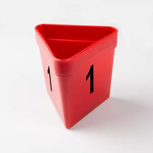 Supporto numerico con base magnetica rossa - Product Image 1