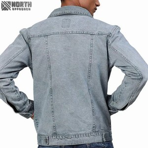 2025 nouveau Style tendance coupe ajustée décontracté veste en jean de haute qualité avec Logo avant vente chaude canard à la mode hommes - Product Image 4
