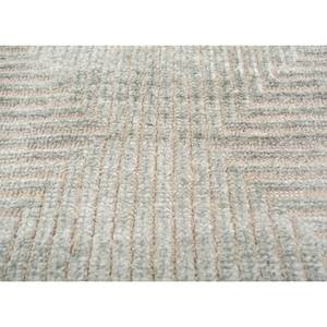 Alfombra de Lana y Seda de Bambú Anudada a Mano, Color Azul Azalea, de Jaipur Rugs US, Modelo GSB-1098, Diseño Geométrico de Patchwork para el Hogar, Pasillo, Habitación Rectangular - Product Image 3