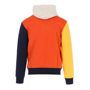 เสื้อฮู้ดผู้ชายผ้าฝ้ายสีทึบระบายอากาศได้ดีโลโก้ตามสั่ง2025 - Product Image 3
