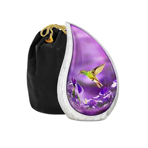 Experiencia en profundidad El proveedor ofrece suministros funerarios de estilo europeo Urnas de cremación de lágrima de aluminio Florero de cenizas de metal de bajo precio - Product Image 1