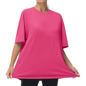 T-shirt grande taille imprimé dessin animé T-shirt délavé T-shirt surdimensionné T-shirt personnalisé - Product Image 1