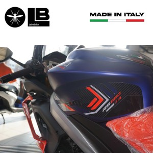 Autocollants 3D personnalisés pour moto Aprilia RS 660 2020-2025, protections latérales de réservoir - Product Image 6