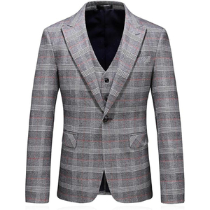 Men's Formal Wool Overcoat, Double-Breasted for Business and Outdoor Wear mens wedding double breasted pant coat - Product Image 2