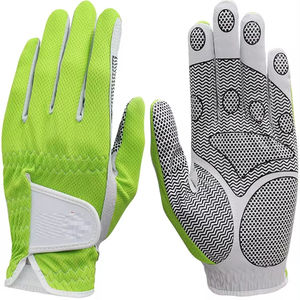 Guantes de golf de diseño único Guantes transpirables Guantes de golf hechos de cuero puro antideslizantes a bajo precio - Product Image 1