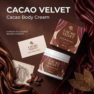 Crème pour le corps au cacao Velvet 200 ML - Hydratant visage et corps prêt à lancer - Product Image 2