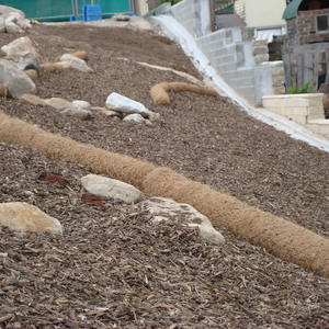 Bûches de coco d'approvisionnement direct d'usine pour la stabilisation de la terre aménagement paysager bûche de fibre de coco naturelle longue biologs - Product Image 2