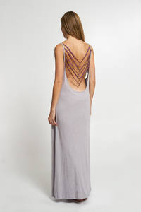 Ladies Fashion Long <b>Dress</b> plain - Product Image 2