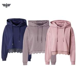 2025 Meilleure vente femmes long pull à capuche couleur personnalisée en détresse tricoté Design Style de rue saison d'hiver 100% coton - Product Image 3