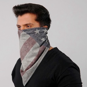 New Arrival High Quality Polyester <b>Square</b> <b>Scarf</b> Cotton Bandana for Men with Dot Letter Digital Printing for Spring Season - Product Image 6