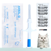 Etiqueta de Identificación Animal Inyectable RFID, Microchip RFID EM4305 para Mascotas, Chip de Rastreo para Ganado y Caballos