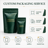 Pochette à bec verseur personnalisée de qualité alimentaire, résistante à la chaleur, pour l'emballage de capsules et de comprimés de vitamines