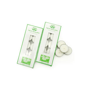 <b>Set</b> <b>of</b> 10 Unscented Basic Palm Wax Tealight <b>Candles</b> Fast Delivery From Vietnam Manufacturer for Home Decoration and Weddings - Product Image 4