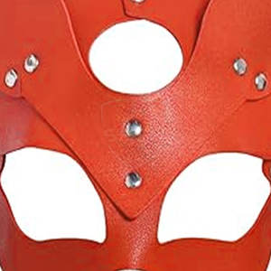 เคสหนังใบหน้าทาสทำจากหนังออกแบบตามสั่งน้ำหนักเบาที่มีการปิดที่ปลอดภัยและรูปทรงที่สะดวกสบาย - Product Image 2