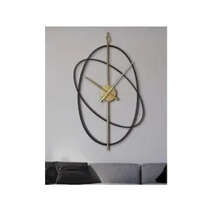 Metal Art <b>Wall</b> <b>Clock</b> <b>Modern</b> Home & Office Bedroom <b>Wall</b> Decorative <b>Clock</b> - Product Image 1