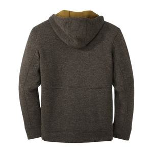 Sweats à capuche d'hiver pour hommes vente en gros sur mesure sweat-shirt thermique pour étudiants couleur pure décontracté mode haute qualité fermeture éclair chaude - Product Image 2