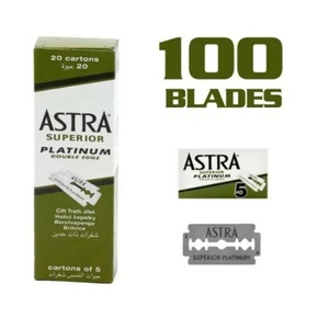 ใบมีดโกนหนวดแบบสองคม Astra Platinum 100 ใบ 20 x 5 - Product Image 2