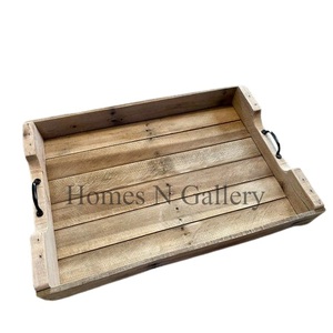 บ้าน N Gallery ถาดไม้มะม่วงดีไซน์ชนบทสำหรับเสิร์ฟอาหารจากอินเดีย - Product Image 5