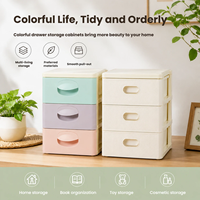 Meuble de rangement en plastique PP à tiroirs multiples, organisateur de bureau, unité de rangement de bureau, armoire de rangement pour cosmétiques et articles divers