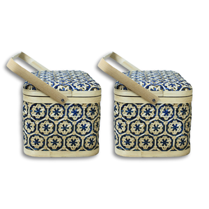 ส่งออกสินค้าขายดีจากร้านค้าเวียดนามอย่างยั่งยืน: ตะกร้าไม้ไผ่เพื่อสัมผัสธรรมชาติที่มีคุณภาพสูง - Product Image 1