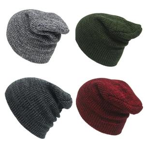 Hombres Mujeres Invierno Cálido Logotipo personalizado Diseñador de moda Business Head Wear Jacquard Beanie Color personalizado Durable Poliéster/Algodón - Product Image 5