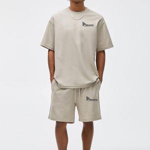 เสื้อยืดผู้ชายผ้าคอตตอน 100% น้ำหนักมาก รุ่นใหม่ 300 แกรม ทรงโอเวอร์ไซส์ ลายเทอร์รี่ พิมพ์ลาย สตรีทแวร์ 220 กรัม - Product Image 6