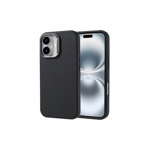 Funda Protectora Netzy para iPhone 16 Plus, Compatible con MagSafe, Textura de Fibra de Carbono, Superficie Brillante, Safa Troy para 13 Pro Max 5G - Product Image 1