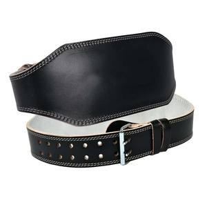 Ceinture d'haltérophilie de 6 pouces avec logo personnalisé Ceintures de gymnastique rembourrées en cuir - Product Image 1